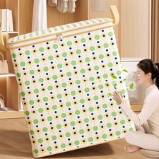 Fabric Clothes Quilt Storage Bag Foldable Folding Storage Baskets  for Cupboard