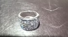 Vintage Ring Size 4.75 Silver 925 Silpada R1405 Channel Cubic Zirconia Wide Band — photo 7