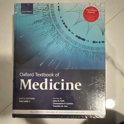 Oxford Textbook of Medicine Sixth Edition Vol 1 Hardcover Firth Conlon Cox