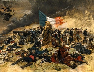 Siege of Paris by Jean-Louis-Ernest Meissonier Giclee Art Print Paper or Canvas