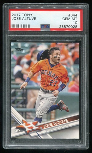 2017 Topps Jose Altuve #644 PSA 10 (28870028)