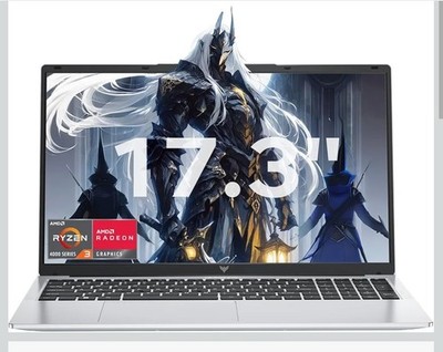 17,3 Zoll Laptop mit Quad-Core Ryzen 4300U Prozessor bis 3,7GHz (Beat i7-7700
