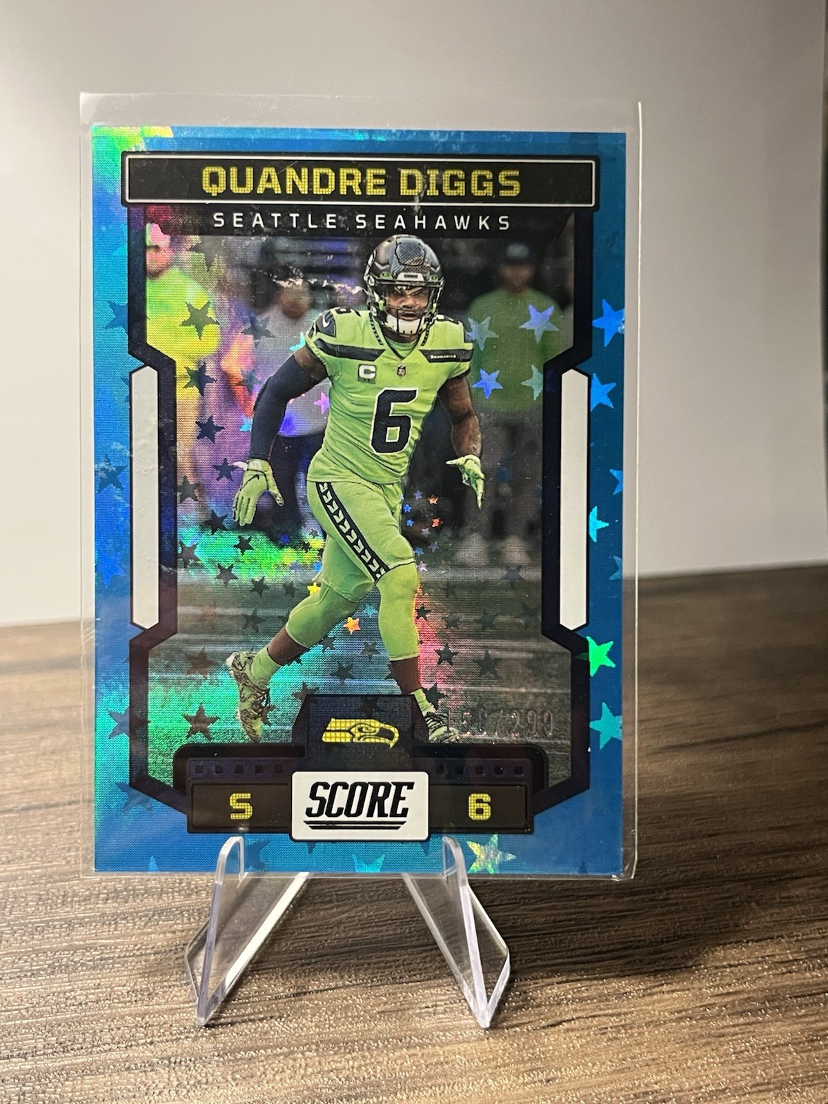 2023 Panini Score Quandre Diggs #184 Stars Seattle Seahawks /299
