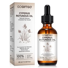 Cyperus Rotundus Oil for Hair Removal, Smooth Skin, 60ml Natural Solution