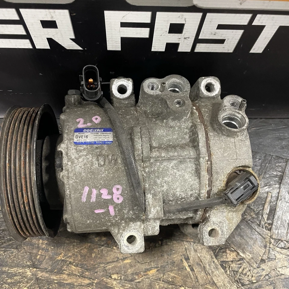 Hyundai Genesis 2013-2014 cupé 2.0 2.0T turbo original OEM compresor de aire acondicionado usado Foto 2 de 4