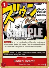 One Piece Radical Beam!! (OP01-029/284) OP01 Romance Dawn NM