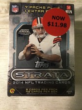 2014 Topps Strata Football Blaster Box