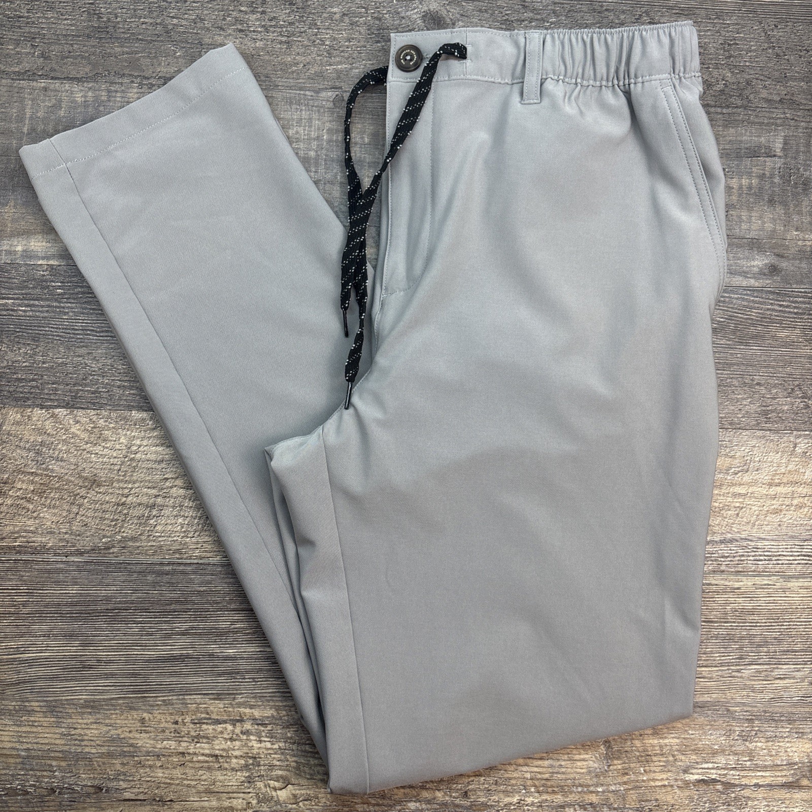 Chubbies Men’s XL Everywear Pant Gray Drawstring Elastic Pockets Stretch