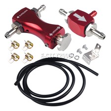 Manual Boost Controller Universal Aluminum Pressure Regulation Valve Kit Red