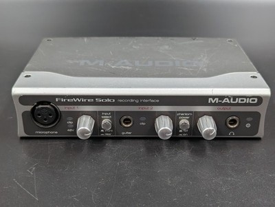 M-Audio FireWire Solo Audio-Interface Für Aufnahme 2 Kanäle - Nicht Getestet