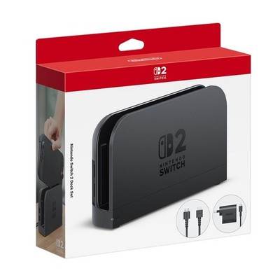 Original Brand New Official Nintendo Switch 2 Dock Set AC Adapter HDMI Cable US