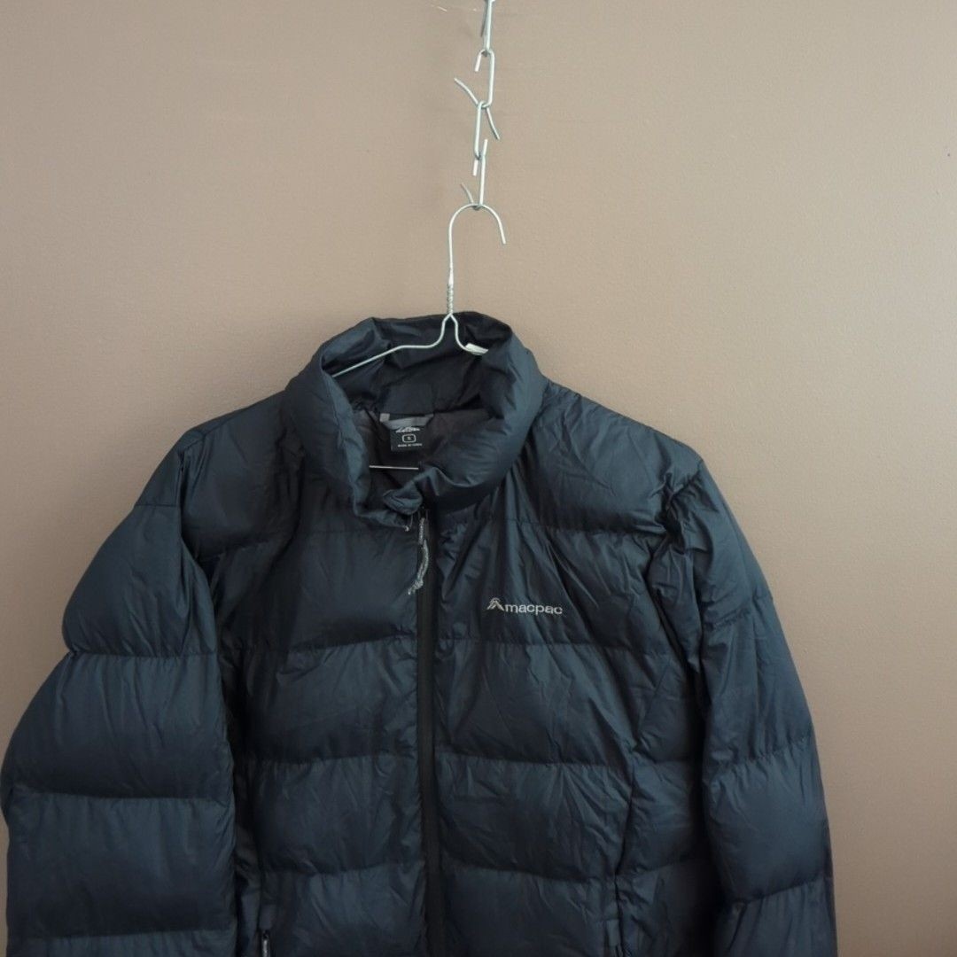 Macpac Halo Jacket V2 Mens Small Black Down Puffer Full Zip Lightweight Outdoor image 2
