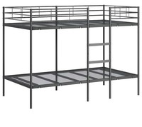 vidaXL Bunk bed without mattress 107 x 203 cm steel
