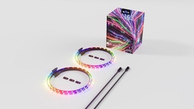 HYTE ACCHYTELS30B2 LS30 qRGB Light Strips 1000mm 2-Pack Black
