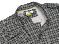 Magellan Adventure Gear Shirt Men Medium Loose Fit Vented Mag Wick Roll Sleeves