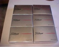 NEW SIX 6 DOZEN 72 BALLS TITLEIST PRO V1x GOLF BALLS, NO LOGOS, WHITE