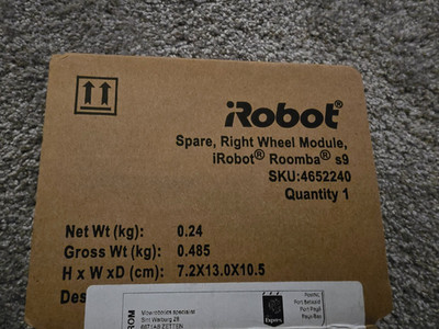 ORIGINAL Right Wheel Module (R) for iRobot Roomba s9/s9+ Rechts Rad Antrieb