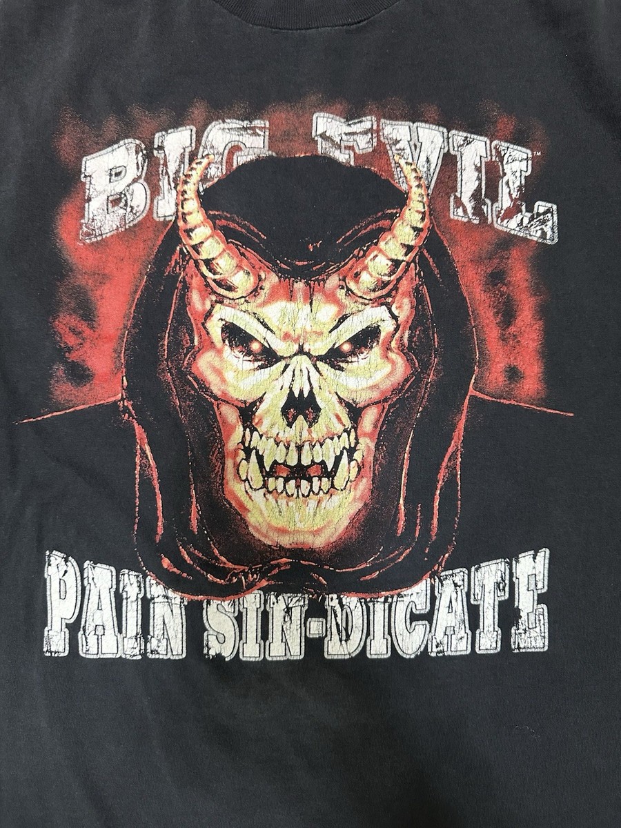 Vintage Undertaker Men's X- Large WWE Big Evil Pain Sin-Dicate T
