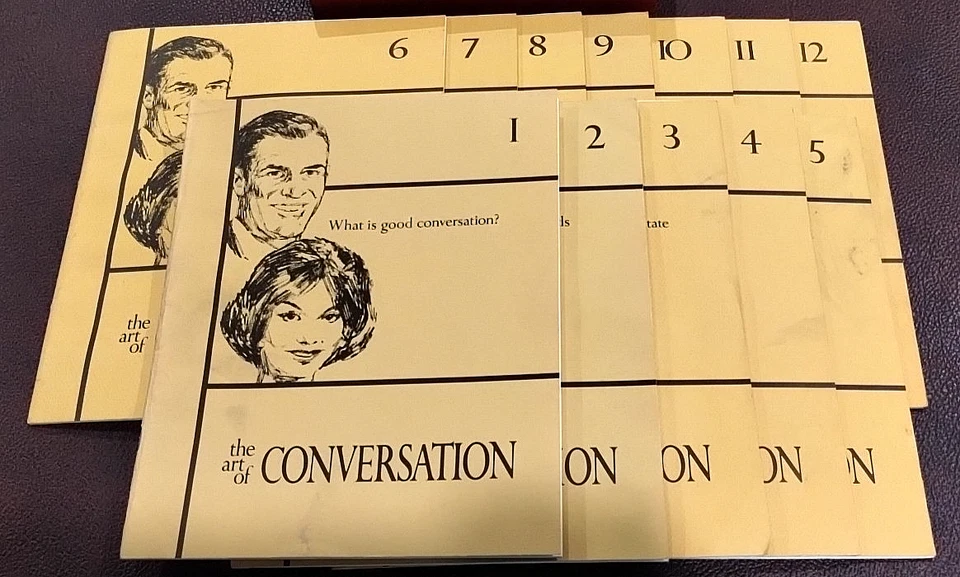 Vintage The Art of Conversation Series 1969 Revised Edition 12 Set Ethel Cotton - Image 3 of 4