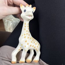 Sophie The Giraffe SLG Natural Rubber Teether Squeaker Toy France Cleaned