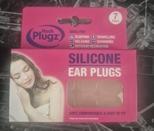 Hush Plugz Soft Silicone Earplugs - 7 Pairs, Soft moldable ear plugs