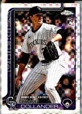 Chase Dollander 2025 Topps Chrome Update #USC175 X-Fractors Rookie