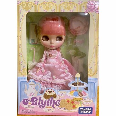 TAKARA TOMY Neo Blythe Dainty Biscuit Puppe Rosa Haare Figur JAPAN NEU
