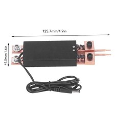 Battery powered spot welding pen with copper rod and automatic trigger function