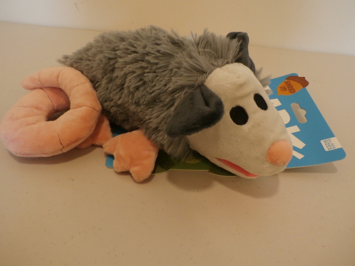 New! Bark Box Poppy Possum Squeak Dog Toy All Dog Sizes 12