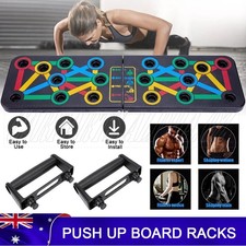 14 in1 Push Up Board Rack Bar Grip Handle Muscle Train Gym Workout Fitness Stand
