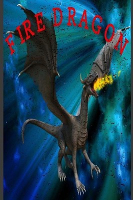 Fire Dragon: Blue Nebula Galaxy Fire Dragon by Walkingrock (English) Paperback B