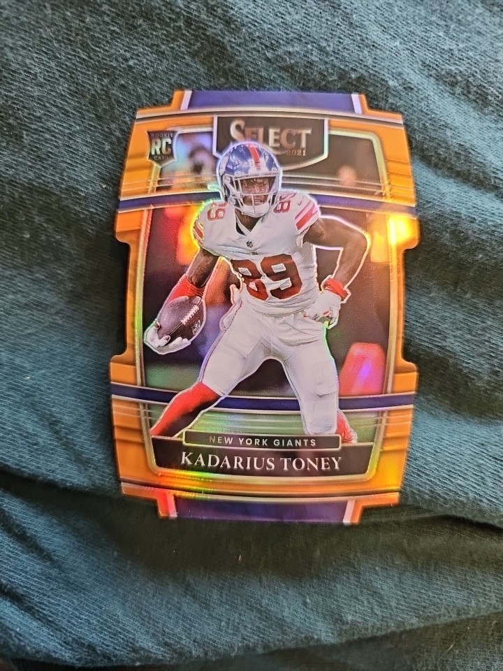 2021 Panini Select Kadarius Toney Orange Concourse /249 Die-Cut Rookie RC #52