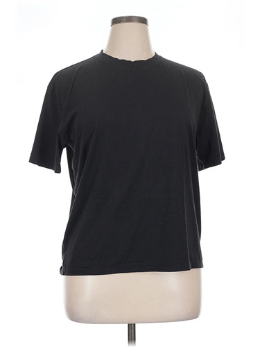 Harper Wilde Women Black Short Sleeve Top XL