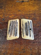 Vintage Stag Grips For Colt 1908 Vest Pocket 25 Acp Model. No Screw.
