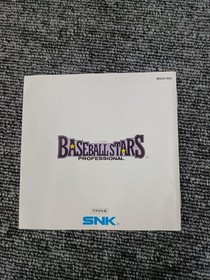 Neo Geo Cd Software Model Baseball Stars Professional Snk FJA41