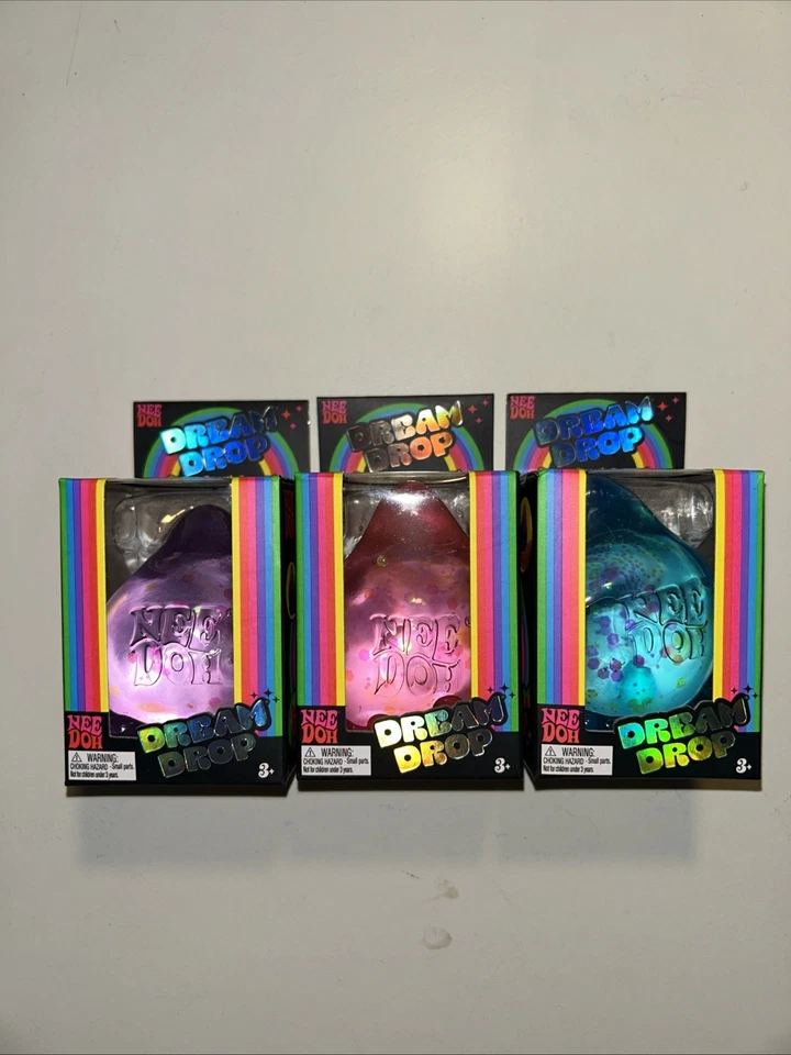 Authentic Viral NEEDOH Dream Drop 3er Set Blau, Lila, Pink RARE DREAMDROPS - Bild 3 von 4