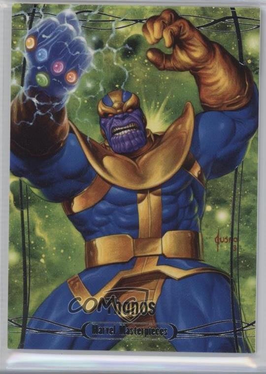 2016 Upper Deck Marvel Masterpieces 289/999 Level 3 Thanos #64 c6z