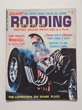 Rodding & Restyling Magazine July 1965 Giant Dragster Wheelie In Color #0807