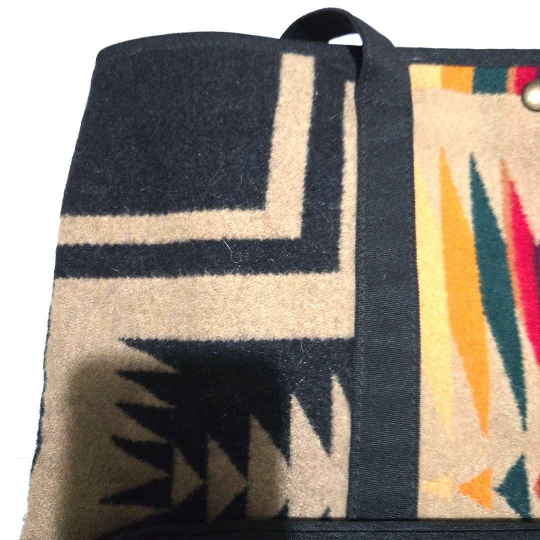 Pendleton 90S Geometric Pattern Tote Bag - image 8