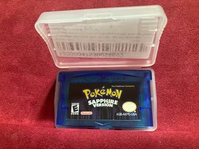 GBA Pokemon SAPPHIRE Game Boy Advance, 2003 Cartridge Game Tested USA