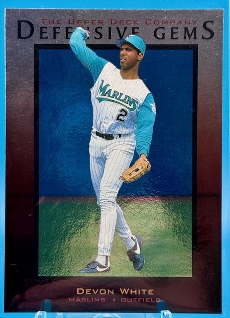 1997 Upper Deck #151 Devon White Florida Marlins Defensive Gems
