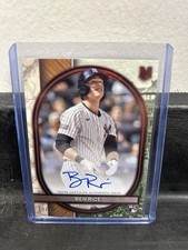 2025 Topps Museum Collection Archival Autographs Ben Rice AA-BR Ruby /20 Yankees