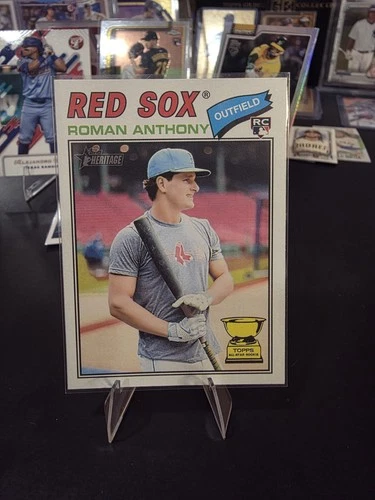 Roman Anthony SP image variation Red Sox Baseball Card #86 2026 heritage