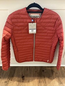 red hunter jacket