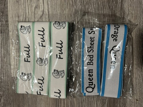Bed Sheet Organizer Bands Sheet Storage Elastic Sheet Bands Full & Queen - 第 1/3 張圖片
