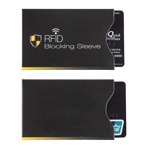 10x RFID Blocking Sleeves Credit Card Protector Holders Theft Protection Secure - Picture 3 of 6