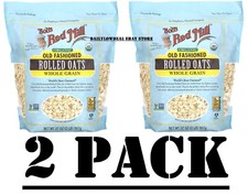 2 PACK - Bob's Red Mill Organic Old Fashioned Rolled Oats 32 oz Each