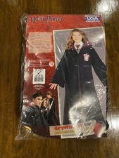 Harry Potter Girls  Boys Gryffindor Hooded Robe Childrens Kids Costume S 4-6