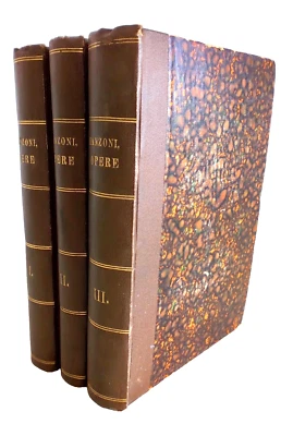 📚 A. Manzoni: OPERE: I PROMESSI SPOSI, TRAGEDIE E POESIE, MORALE CATTOLICA 1877 - Bild 1 von 4