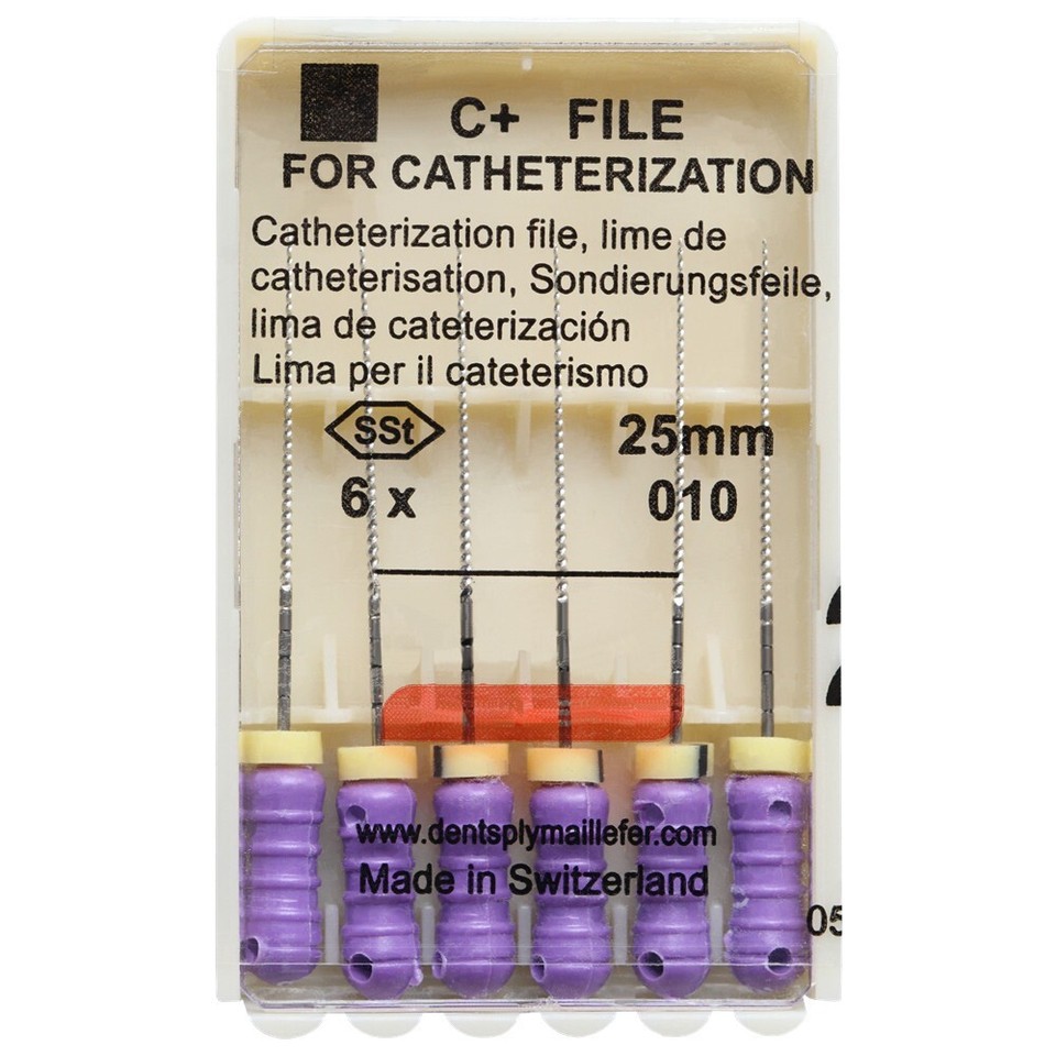 10 Packs Dental C+ FILE 010 Catheterization Endodontic Endo Root Canal ...